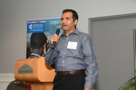 Kashinath Bhoosnurmath, Operation Eyesight's Global Director of Programmes